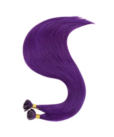 Runature Purple U-Tip Hair Extensions | 40cm 16 Inch Real Hair Bonds - 20g 25 Strands - Buy Online on GoSupps.com