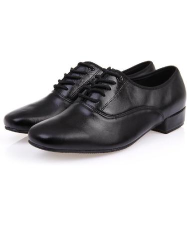 BeiBestCoat Men's Classic Leather Dance Shoes - Black, Size 9 - Buy Online on GoSupps.com
