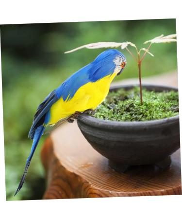 Toyvian 5pcs Sculptures Vivid Statue Desktop Supply Adornment Realistic Figure Birds Ornament Blue for 20x5cmx5pcs Bluex5pcs - Buy Online on GoSupps.com