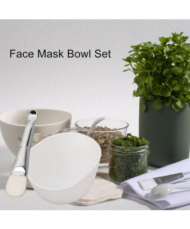 ZJchao Face Mask Bowl Set - Reusable DIY Mixing Bowl with Silicone & ABS Perfect for Clay Masks & Exfoliants - International Shipping Available - Buy Online on GoSupps.com