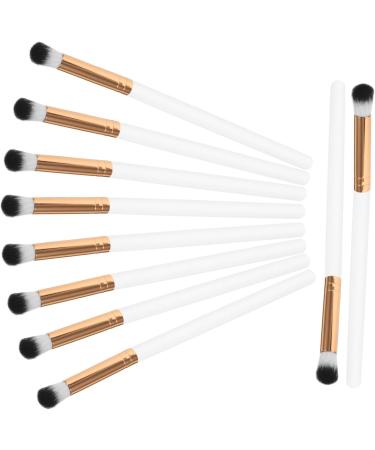 FOMIYES 50 Pcs Makeup Brush Makeup Eyeshadow Brush Eye Shadow Brush for Makeup White Wooden Handle 17.50X1.00X1.00CMx5pcs Whitex5pcs - Buy Online on GoSupps.com