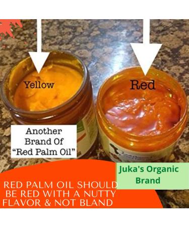 Juka's Red Palm Oil - 100% Organic & Natural from Africa - 33.8 fl oz - Buy Online on GoSupps.com