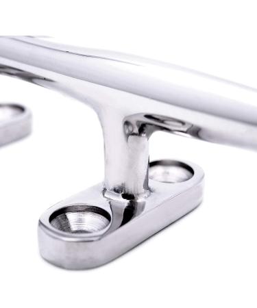 4 Pack 4 Inch Stainless Steel Boat Dock Cleats with Installation Screws - Mooring Accessories - Buy Online on GoSupps.com