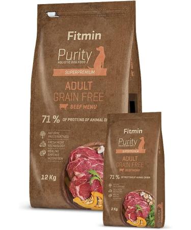 Fitmin Dog Purity GF Adult Beef Dog Food 2 kg - Buy Online on GoSupps.com