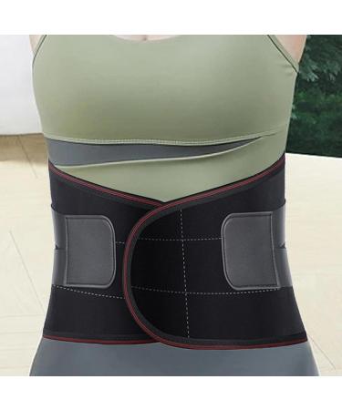 Lumbar Support Belt | Back Support Belt Lumbar Brace - Adjustable Waist Protector Belt Lightweight Lower Back Support Brace for Lumbar Stability - Buy Online on GoSupps.com