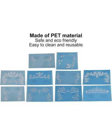 Unique Portable 10-Leaf Make-Up Template | Reusable Flexible Patterns for Women | Perfect for Parties & Stage Appearances - Buy Online on GoSupps.com