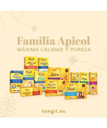 Apicol Freeze Dried Royal Jelly 20 ampoules of 1000mg from Api-Nature - Guaranteed content in min. 5% 10-HDA Exclusive Fatty Acid and Revealing Parameter of its Freshness and Quality | by Api-Nature - Buy Online on GoSupps.com