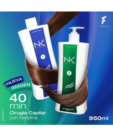 NK PROFESSIONAL CARE CIRUGIA CAPILAR CON KERATINA WHITE 950 ml - Buy Online on GoSupps.com