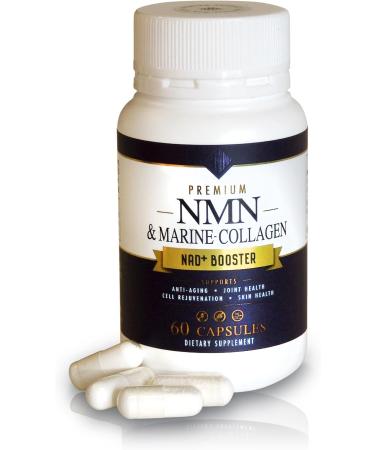 Premium NMN Supplement Set - Nicotinamide Riboside Marine Collagen Trans-Resveratrol - Buy Online on GoSupps.com