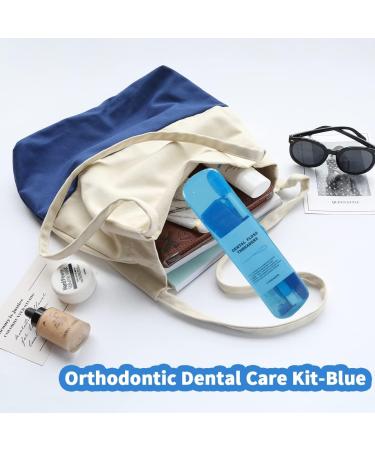 Braces Cleaning Set for Orthodontic Patients | Portable Toothbrush Floss & More - Buy Online on GoSupps.com