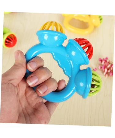 Toyvian 20 STK Handbell Baby Biting Toys - Pet Chew Toys & Toddler Ring Shaker - Safe & Fun for Babies & Pets - Buy Online on GoSupps.com