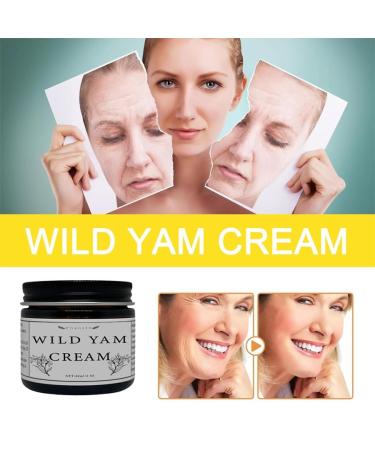 Organic Wild Yam Cream | Natural Night Sweats Relief | Deep Moisturizing for Hormone Balance | 2 oz/60g - Buy Online on GoSupps.com