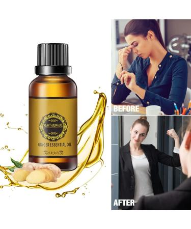 Pure Ginger Essential Oil Natural Aromatherapy for Pain Relief Massage & Spa | Shop Now - Buy Online on GoSupps.com