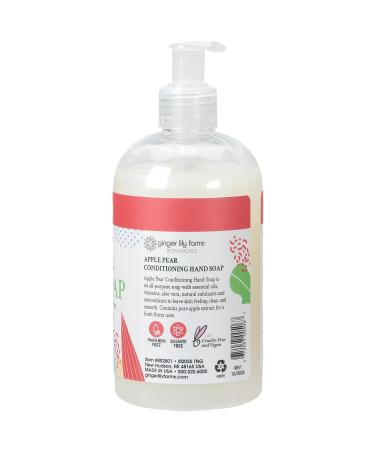Ginger Lily Farms Botanicals Conditioning Liquid Hand Soap Refill 100% Vegan & Cruelty-Free Apple Pear Scent 12 Fl Oz (Pack of 6) - Buy Online on GoSupps.com