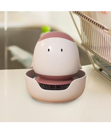 Soap Dispensing Palm Brush Soap Liquid Adding Washing Dish Scrubber Pot Brush Labor-Saving Dishwashing Humanized Brushes for Dish Cleaning Sink Kitchen Pot Haoying Red - Buy Online on GoSupps.com