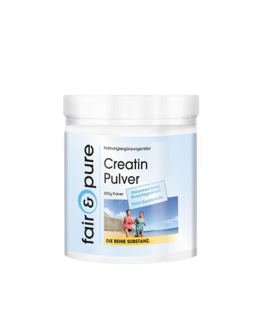 Fair & Pure - Creatine powder - 400g - vegan - no flavourings or added sugar - 100% creatine monohydrate