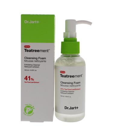 Dr. Jart Teatreement Cleansing Foam Unisex  4.06 Fl Oz (Pack of 1)