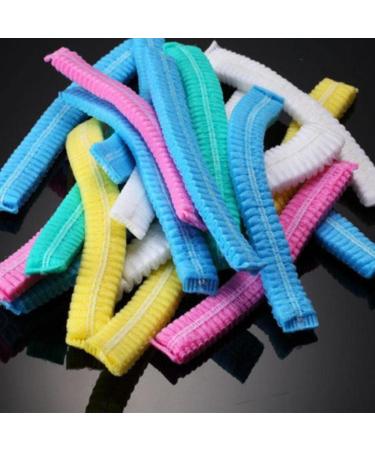 100 X Disposable Purple Mob Caps - Nonwoven Fabric for Restaurants Home & Kitchen | 19 Inch - Buy Online on GoSupps.com