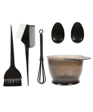 Taotiieout 5PCS Professional Salon Hair Coloring Dyeing Kit Ear Caps Dye Mixer Hair Tint Dying Coloring Applicator Hair Dye Coloring Kit Black