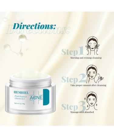Herbal Acne Cream Anti Acne Face Cream Anti Acne Treatment with Centella And Licorice Extract Spot Cream For Blackheads And Acne Prone Skin Reduces Spot Size Face Moisturiser For All Skin Types - Buy Online on GoSupps.com