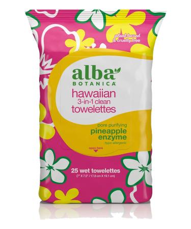 Alba Botanica Towelette Clean 3 In 1
