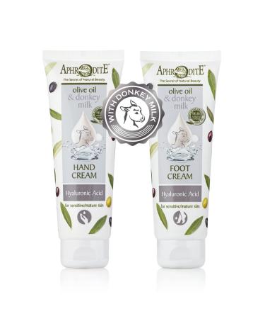 Aphrodite Youth Elixir Hand Cream & Foot Cream - Body Lotion Set with Moisturizer for Dry Skin - Hand Care Foot Care Cream - Hand Cream Gift Set (Foot Cream 75 ml Hand Cream 75 ml) - Buy Online on GoSupps.com