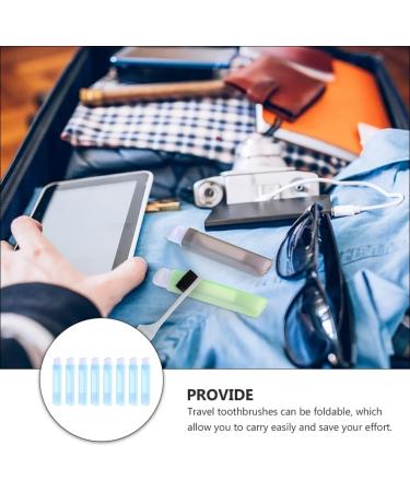 Oatipho 8ST Foldable Soft Bristle Toothbrush - Reusable & Travel-Friendly - Perfect Gift for Kids & Sensitive Teeth - Buy Online on GoSupps.com