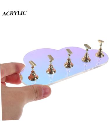minkissy 1 Set Nail Tools Press on Nails Stand False Nails Display Stand Nails Tips Display Stand Nail Art Practice Stand Press on Fake Nails Stand Press on Nails Holder Metal Bracket Fairy - Buy Online on GoSupps.com