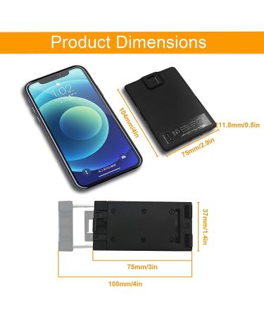 GreatLPT Cell Phone Fill Light - Rechargeable Clip-On Video Light with 10-Level Brightness Adjustment, CRI 95+, 3 Light Modes - Portable Conference Lighting - Buy Online on GoSupps.com