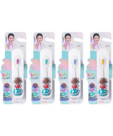 Buy Cartoon Astronaut Children's Toothbrush - Soft Bristles Individually Packed for Toddlers | Blue Color for Boys & Girls - Buy Online on GoSupps.com