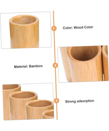 Healifty 5-Part Cupping & Care Set | Wood Massage Tools & Bamboo Accessories for Facial Suction & Care - Buy Online on GoSupps.com