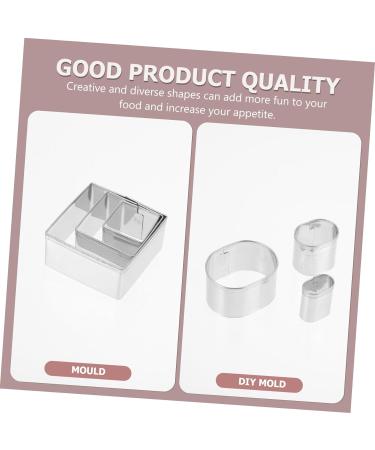 HOMSFOU 3 Sets Baking Utensils Cake Pops Mold Squid Sugar Game Korean Candy Making Kit Korean Cookie Christmas Cookie Molds Dalgona Candy Game 24 Piece Set Stainless Steel Sandwich 12.7X12.7cmx3pcs Silver 2x3pcs - Buy Online on GoSupps.com