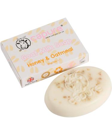 Goat Milk Soap with Honey and Oatmeal (85g/3oz) - Buy Online on GoSupps.com