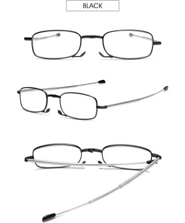 Vevesmundo Blue Light Filter Folding Glasses for Men & Women - Collapsible Mini Reading Glasses with Case - 2.25x Magnification - Buy Online on GoSupps.com