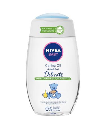 Nivea Baby Caring Body Oil - 200ml Pack of 3 | Intensively Moisturizes Paraben-Free | Buy Now! - Buy Online on GoSupps.com