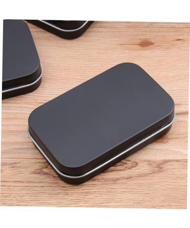 Operitacx 20pcs Box Metal Tin Cans Jewelry Box Travel Tea Household Products Size 3 Black - Buy Online on GoSupps.com
