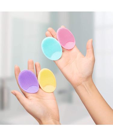 6 Pack Silicone Face Scrubber Exfoliator Pads - Precision Pore Cleansing & Acne Blackheads Removal | Facial Cleansing Brush Set for Deep Skin Care - Buy Online on GoSupps.com