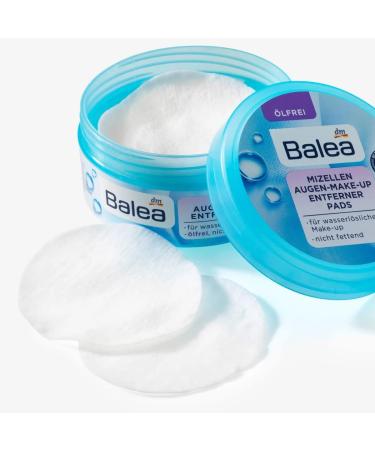 Balea Eye Make-Up Remover Pads - Aloe Vera Oil-Free 50 Pieces | Gentle & Effective | International Shipping - Buy Online on GoSupps.com