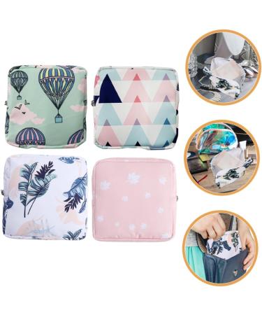 Gleavi 4-Piece Storage Bag Set | Stylish Menstrual & Breastfeeding Bag | Washable Cotton Travel Organizer for Women - Buy Online on GoSupps.com
