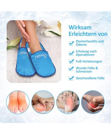 Buy Newgo Gel Cooling Socks for Chemotherapy & Foot Pain Relief - Unisex 2 Pieces (1 Pack) - Heat & Cold Therapy - Buy Online on GoSupps.com