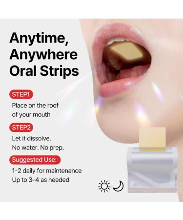 ESTHER FORMULA Ceramide Strips (15 ct) - Fast-Absorbing Oral Beauty Film with Phytoceramides & Hyaluronic Acid for Skin Hydration Barrier Support & Elasticity | Korean Supplements | Made in USA - Buy Online on GoSupps.com