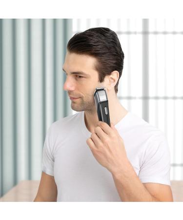 Haokry Beard Trimmer - 6 in 1 Cordless Grooming Kit for Men | Waterproof Hair Clippers Electric Shaver & Nose/Ear Trimmer - Buy Online on GoSupps.com