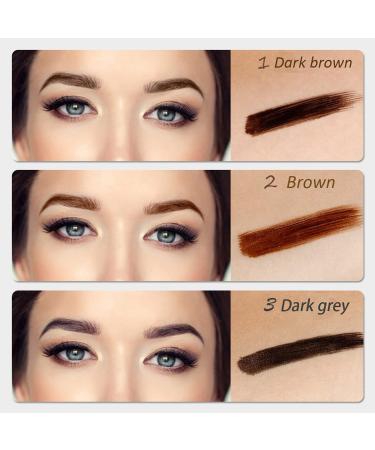 Rose Roll Waterproof Eyebrow Pencil - Define Your Brows with Natural Makeup (02# Brown) - Buy Online on GoSupps.com
