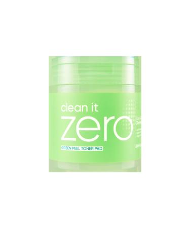 Banila Co Clean it Zero Green Peel Toner Pads with a vegan blend of LHA and Kale. (70 pre-soaked pads)