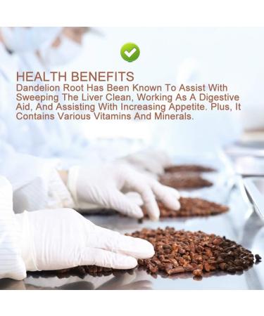Plant Gift Dandelion Root Cut 130G/4.58oz Roasted Dandelion Root Loose Tea Vegan Non-GMO Gluten-Free Pure Dandelion Supplement Strong Liver Health Support Health Tea - Buy Online on GoSupps.com