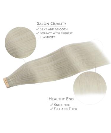 Buy If Salife 22-Inch Gray Remy Invisible Tape Extensions - 20Pcs 50g Silky Straight Real Hair | Skin Weft Remy Tape Extensions - Buy Online on GoSupps.com