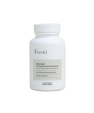 Perelel Digestive Health Supplement with Organic Ginger Lemon Balm & Fennel to Support Gut Health & Digestive Comfort Botanical Supplement for Women & Men Soy Dairy & Gluten Free 30 Pills