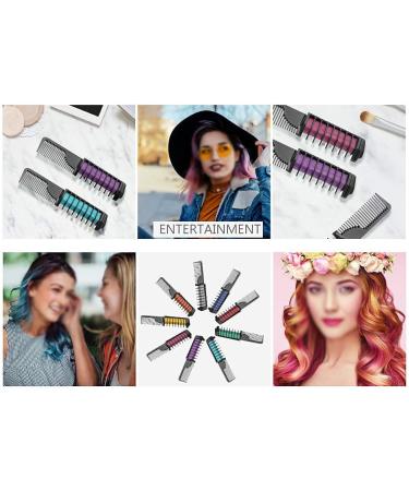Buy Bocotoer Hair Chalk Comb - 10 Pack Temporary Washable Instant Hair Color for Fun & Vibrant Styles - Perfect for All Hair Types - Buy Online on GoSupps.com