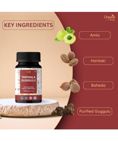 ORGANIC SPREE Kutki Herb & Triphala Guggulu Supplement 100g & 120 Tablets - Buy Online on GoSupps.com