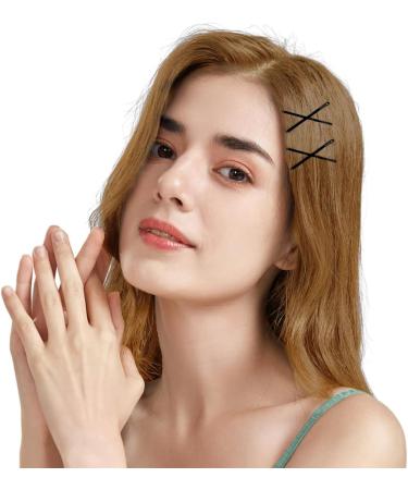 Dofash Bobby Pins Hair Pins Steel Hair Clips 3.5 cm / 1.38 Inch Hair Accessories Metal Pins for Women (Black) - Buy Online on GoSupps.com